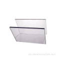 Hoja sólida dura de policarbonato plana y transparente de 6.0 mm
